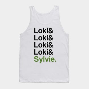 Loki & Sylvie Variants (light) Tank Top